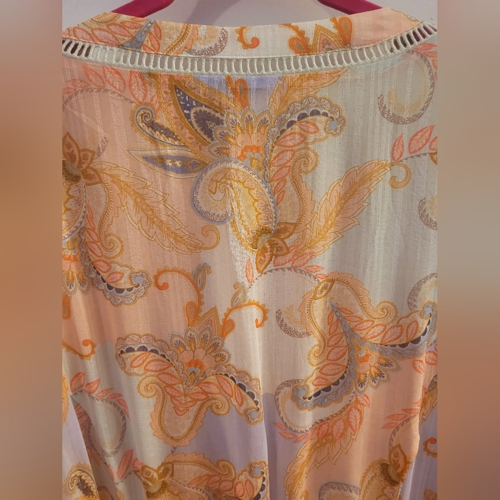 🥭🪻City Chic Pastel Floral Midi Dress - Picture 15 of 16